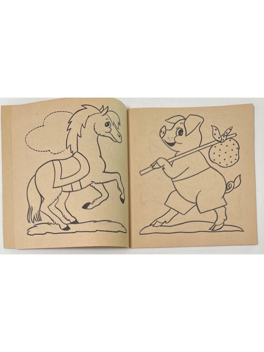 Vtg 1958 First Coloring Book Clarence Biers Whitman Publishing Children Activity - Picture 3 of 16